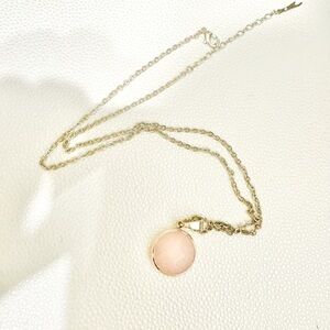 Gold crystal necklace